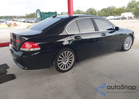 2002 BMW 745I z USA, uszkodzony, nr VIN WBAGL63462DP56903